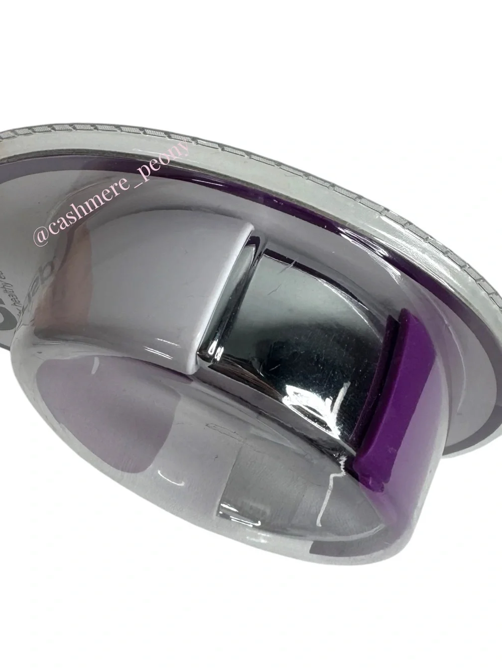 NEW Crisp Purple Garlic Press - Handheld Garlic Crusher Tool Collect & Dispense
